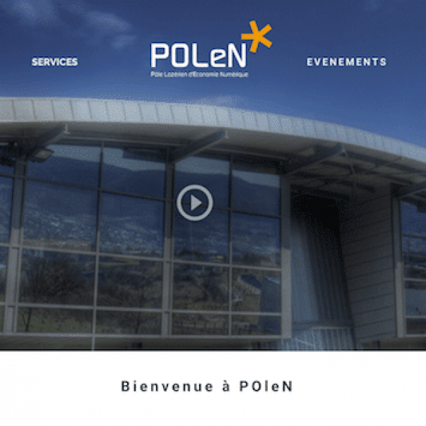 Wireframe réalisé par Laetitia Luciani dans le cadre de la refonte du site web de Polen