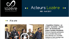 Refonte de la newsletter de Lozère Developpement par Laetitia Luciani
