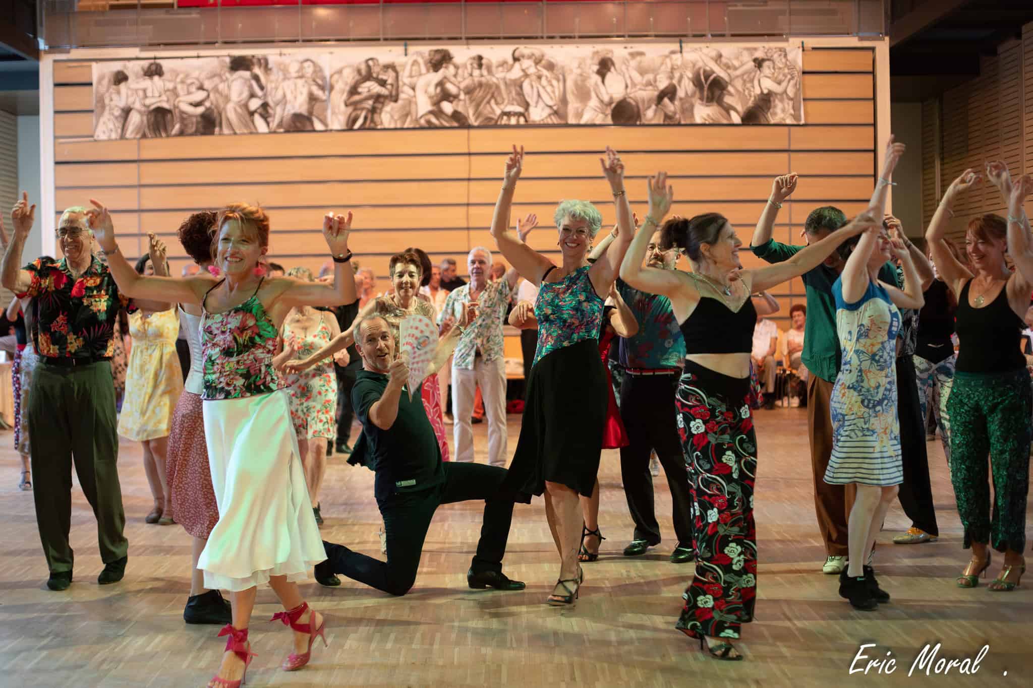Soirée de l’association Tango Riom lors d’un événement de tango argentin
